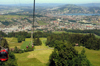 Kriensereggbahn Sicht auf Kriens und Luzern